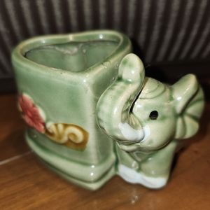 Small Ceramic Elephant Planter